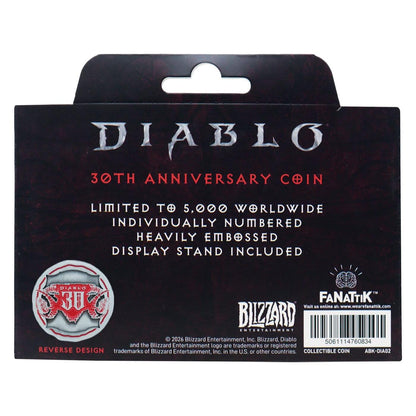 Diablo 30th Anniversary Limited Edition Collectable Coin PRE-ORDER