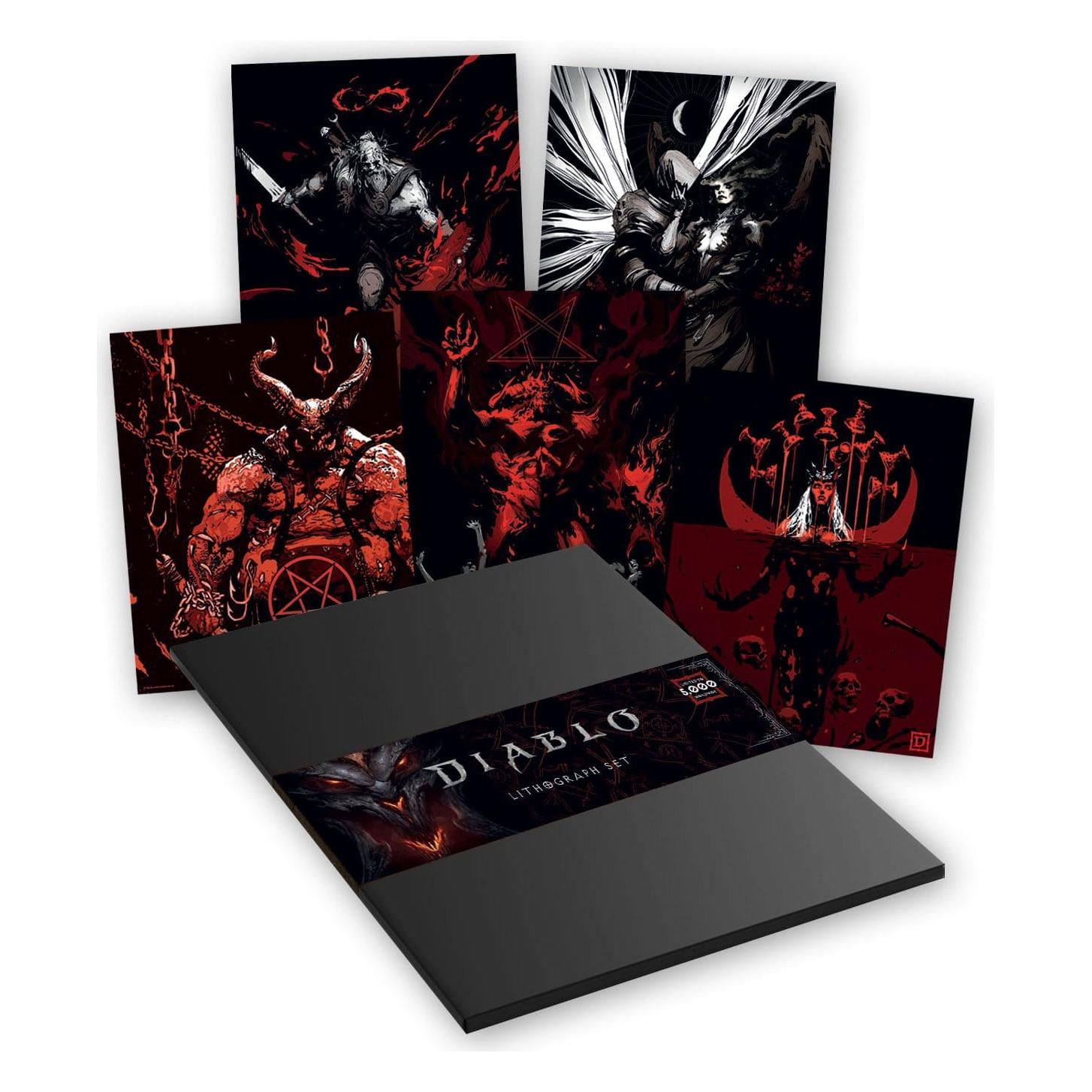 Diablo Set of Five Limited Edition Art Prints PRE-ORDER