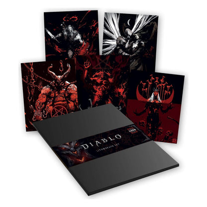 Diablo Set of Five Limited Edition Art Prints PRE-ORDER