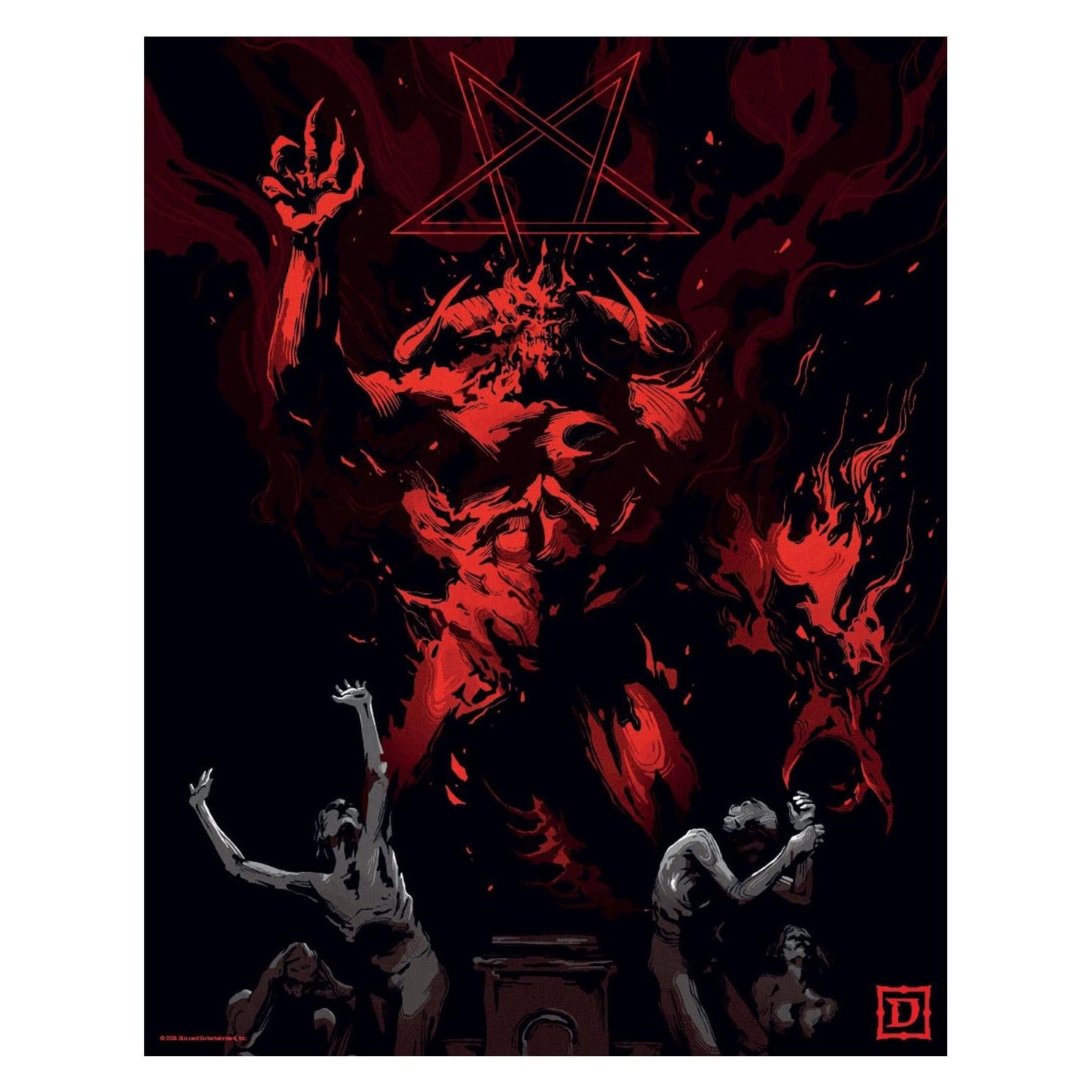 Diablo Set of Five Limited Edition Art Prints PRE-ORDER