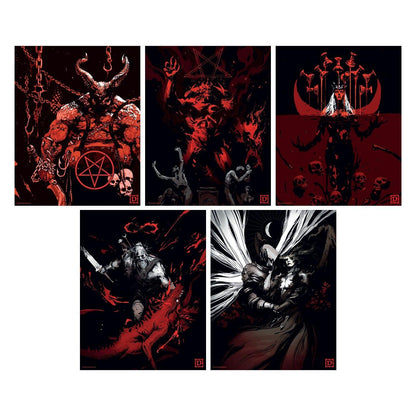 Diablo Set of Five Limited Edition Art Prints PRE-ORDER