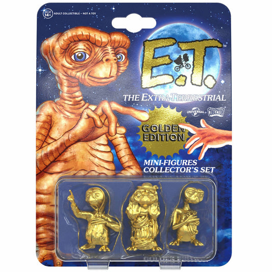 Doctor Collector E.T. the Extra-Terrestrial Collector's Set Mini Figures 3-Pack Golden Edition PRE-ORDER