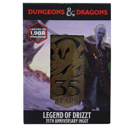 Dungeons & Dragons 35th Anniversary Ltd Edition Legend Of Drizzt Ingot Fanattik