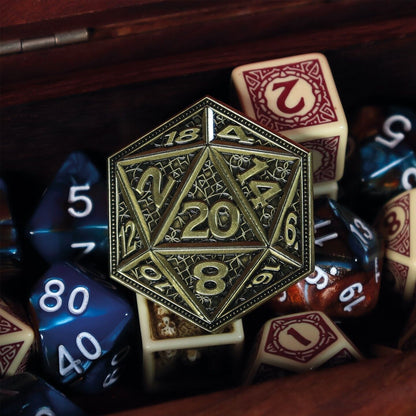Dungeons & Dragons Limited Edition D20 Dice Collectable Coin Fanattik
