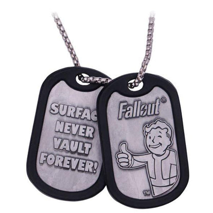 Fallout Vault Tec Metal Dog Tags Fanattik