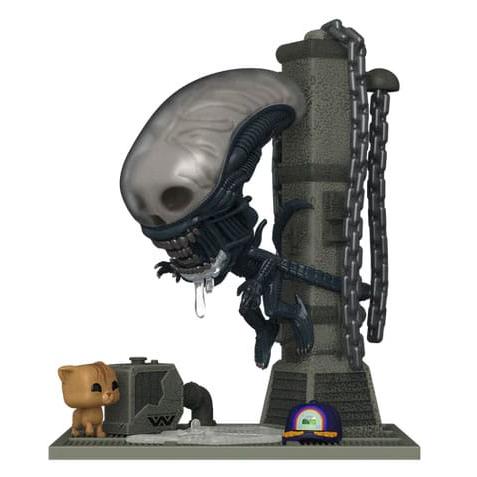 Funk Pop! Deluxe Alien Vinyl Figure - Xenomorph (Hovering) with Jonesy (Special Edition) #1936 PRE-ORDER