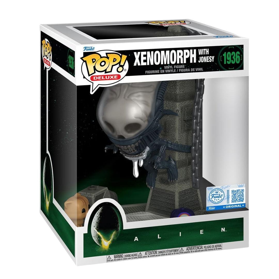 Funk Pop! Deluxe Alien Vinyl Figure - Xenomorph (Hovering) with Jonesy (Special Edition) #1936 PRE-ORDER