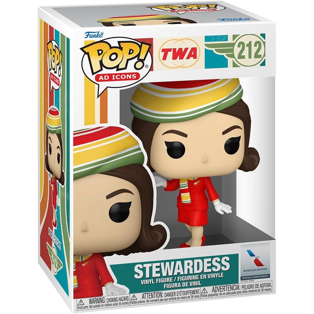 Funko Pop! Ad Icons TWA Transworld Airlines Stewardess #212 Vinyl Figure PRE-ORDER