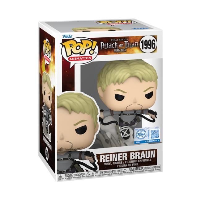 Funko Pop! Animation Attack on Titan Vinyl Figure - Reiner Braun #1996 Special Edition PRE-ORDER