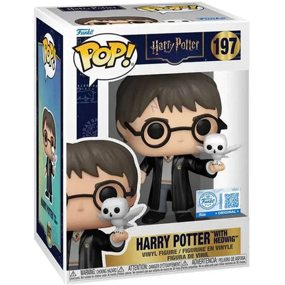 Funko Pop! & Buddy Harry Potter Vinyl Figure - Harry Potter with Hedwig #197 Special Edition