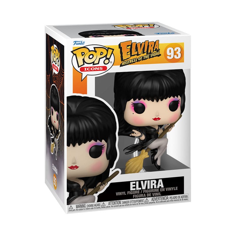 Funko Pop! Icons Vinyl Figure - Elvira Mistress of the Dark #93 PRE-ORDER