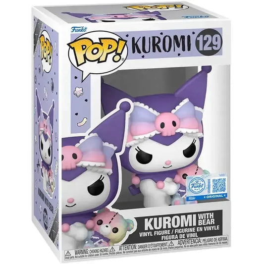 Funko Pop! Kuromi Vinyl Figure - Kuromi with Bear #129 Special Edition