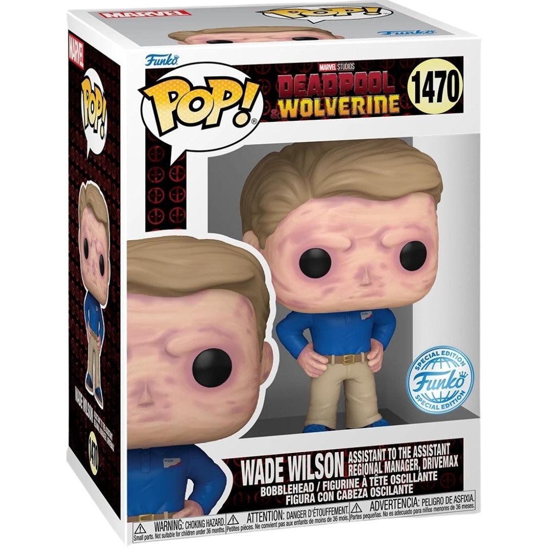 Funko Pop! Marvel Deadpool Wolverine Vinyl Figure - Wade Wilson (Drivemax) #1470 Special Edition