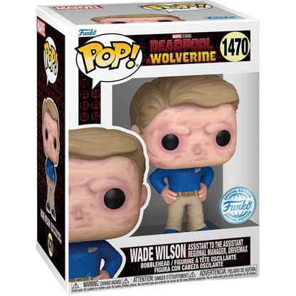 Funko Pop! Marvel Deadpool Wolverine Vinyl Figure - Wade Wilson (Drivemax) #1470 Special Edition