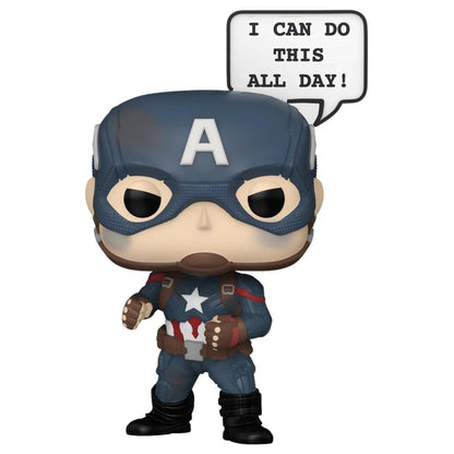 Funko Pop! Marvel Infinity Saga Vinyl Figure - Captain America (Speech Bubble) #1480 Wondrous Con Exclusive PRE-ORDER