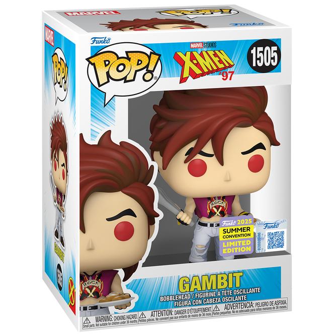 Funko Pop! Marvel X-Men 97 Vinyl Figure - Gambit With Beignets #1505 SDCC 2025 Exclusive PRE-ORDER