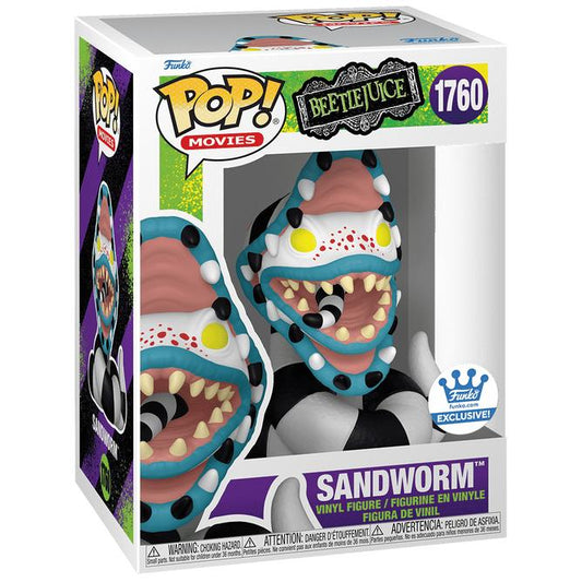 Funko Pop! Movies Beetlejuice Pop Vinyl - Sandworm #1760 Funko Shop Exclusive PRE-ORDER