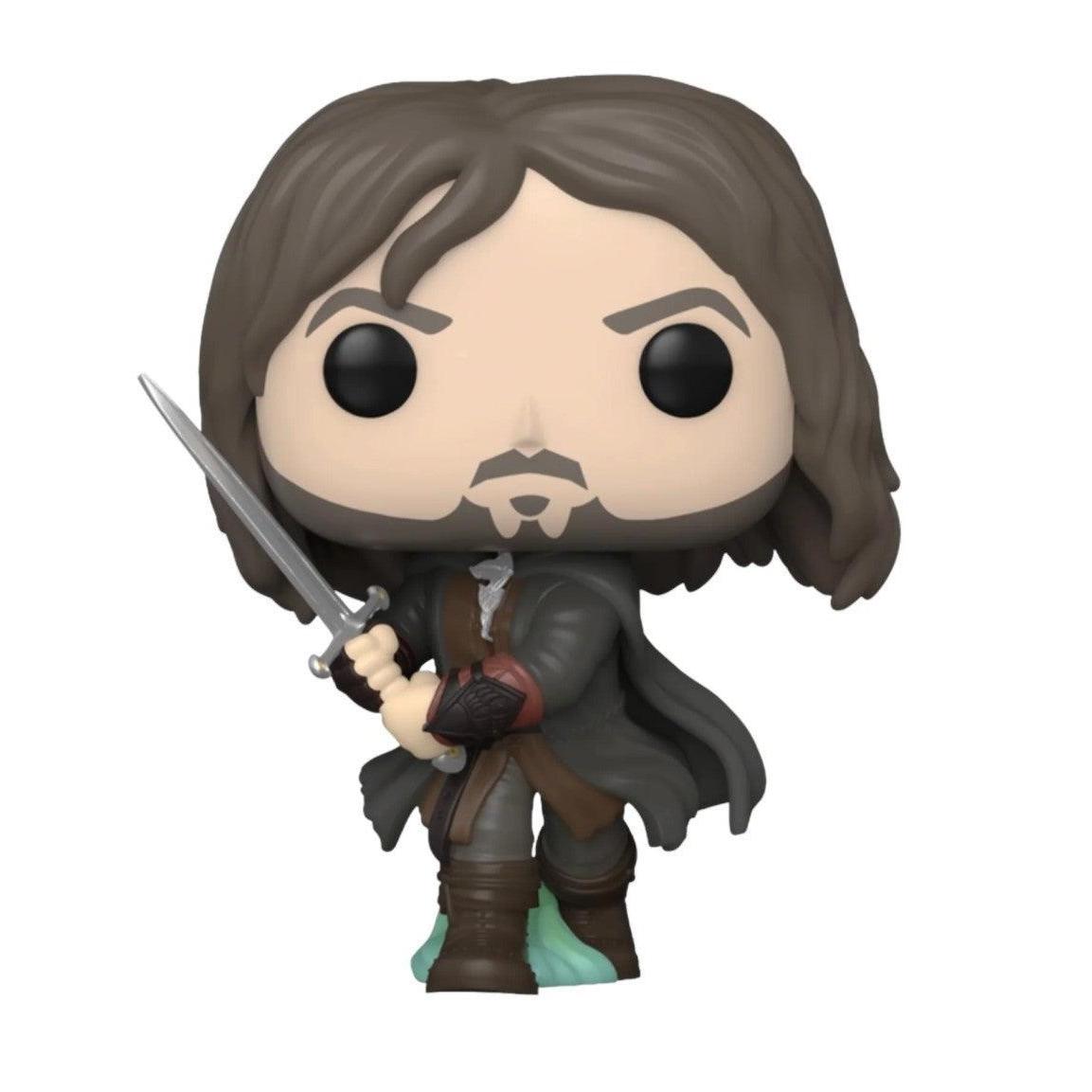 Funko Pop! Movies Lord of the Rings Vinyl Figure - Aragorn (Glow in the Dark) #1444 Special Edition