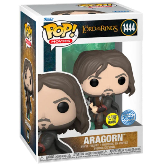 Funko Pop! Movies Lord of the Rings Vinyl Figure - Aragorn (Glow in the Dark) #1444 Special Edition