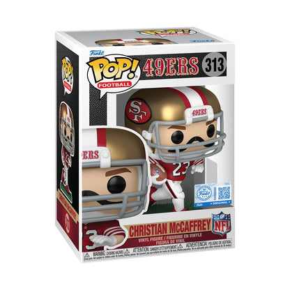 Funko Pop! NFL Football 49ers Vinyl Figure - Christian McCaffrey (Red & White Uniform) Special Edition #313 PRE-ORDER