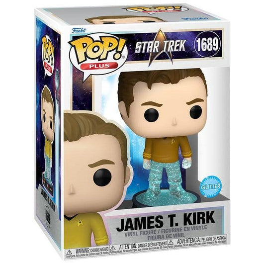 Funko Pop! Plus Star Trek Vinyl Figure - James T. Kirk Transporter #1689 Glitter PRE-ORDER