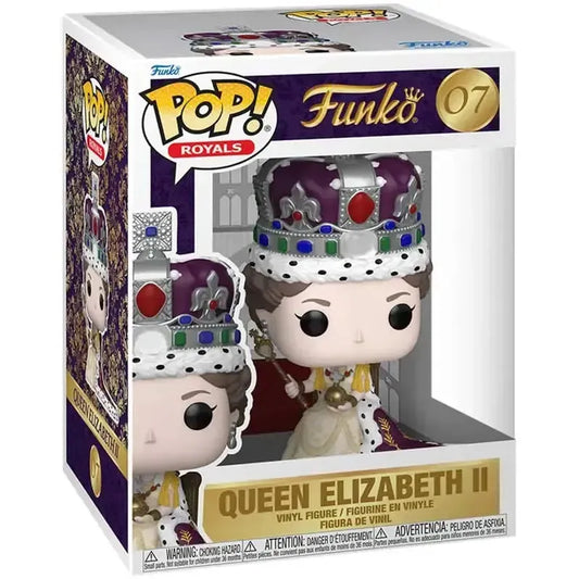 Funko Pop! Premium Royals Vinyl Figure - Queen Elizabeth 2 (Coronation) #07