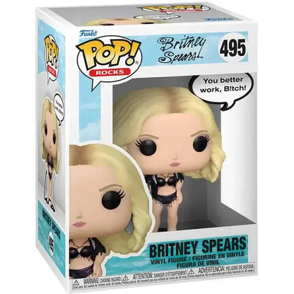 Funko Pop! Rocks Sayings Vinyl Figure - Britney Spears (You Better Work) #495