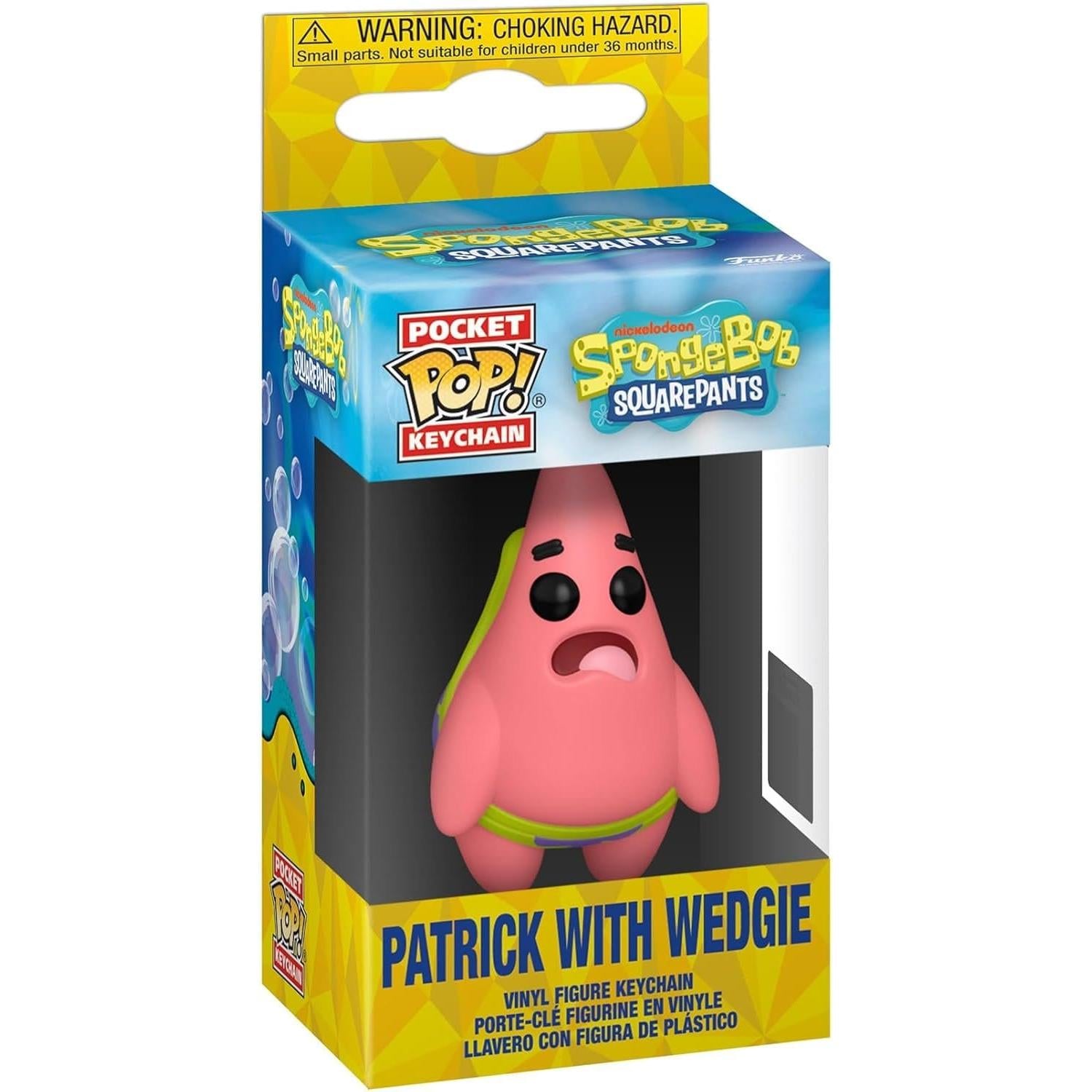 Patrick Keychain Funko Pop! Pocket SpongeBob Squarepants Vinyl Figure Keychain - Patric ...