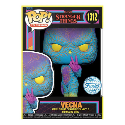 Funko Pop! Stranger Things Vinyl Figure - Vecna (Black Light) Special Edition #1312 PRE-ORDER