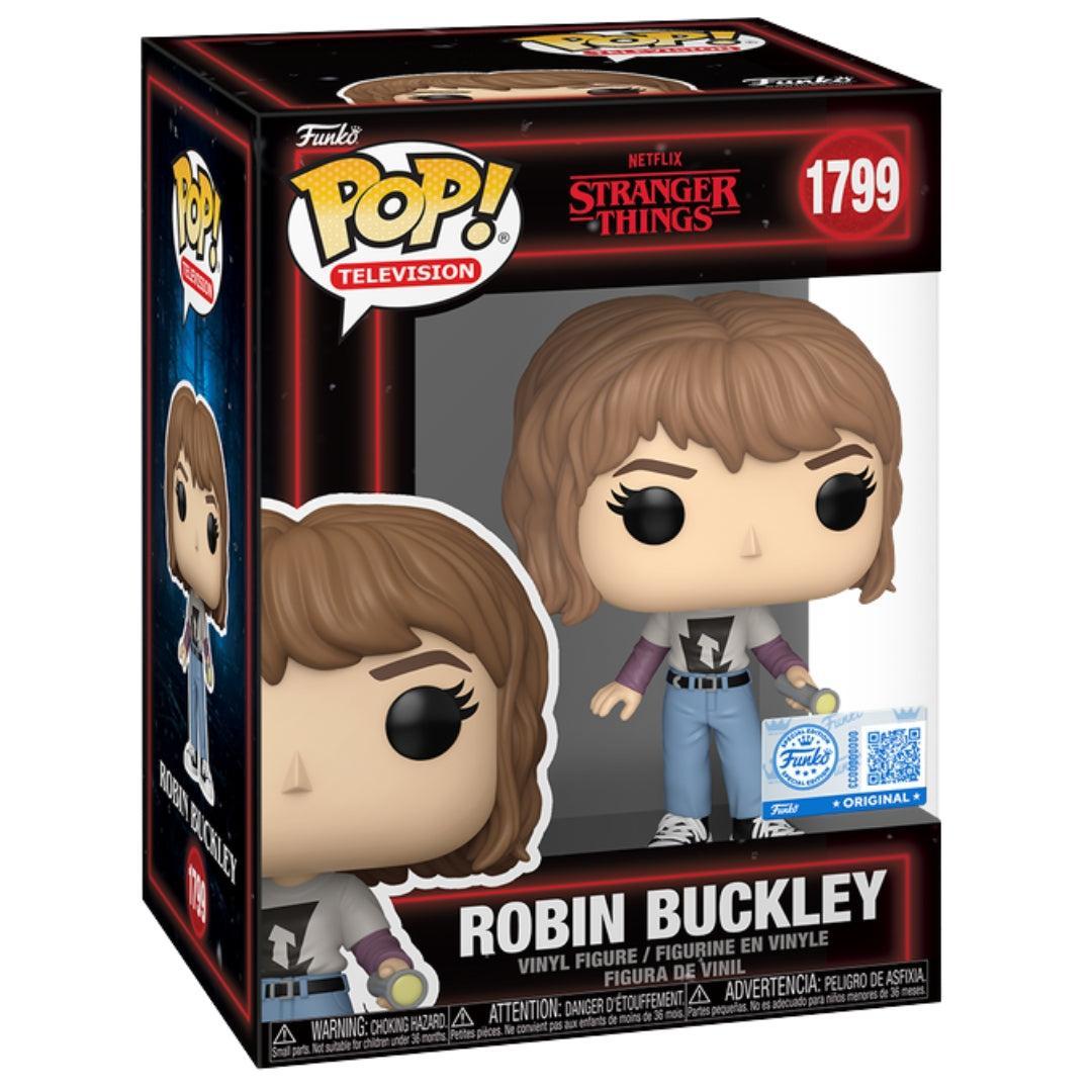 Funko Pop! Television Stranger Things - Robin Buckley (w/Flashlight) #1799 Exclusive Vinyl Figure PRE-ORDER