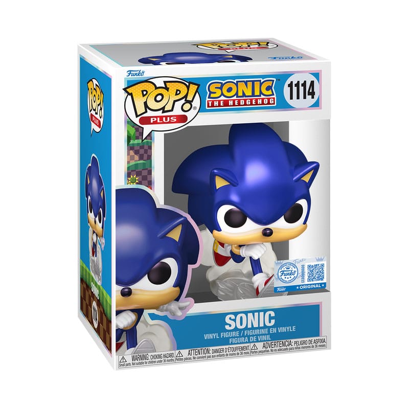 Funko Sonic The Hedgehog POP! Plus Vinyl Figure - Sonic (Pearlescent) #1114 PRE-ORDER