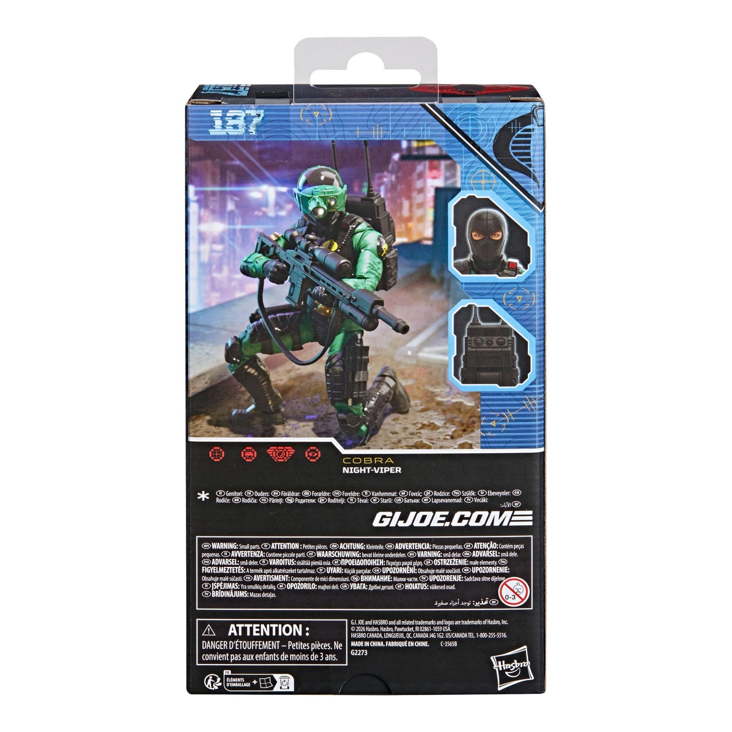 G.I. Joe Classified Series Action Figure - Night-Viper PRE-ORDER