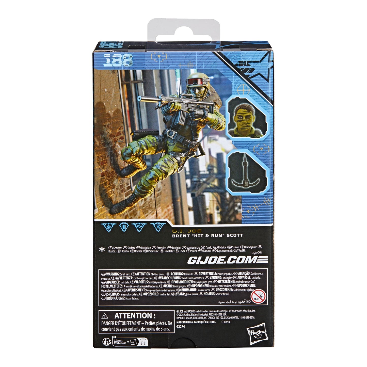 G.I. Joe Classified Series Brent "Hit & Run Scott #188 Action Figure