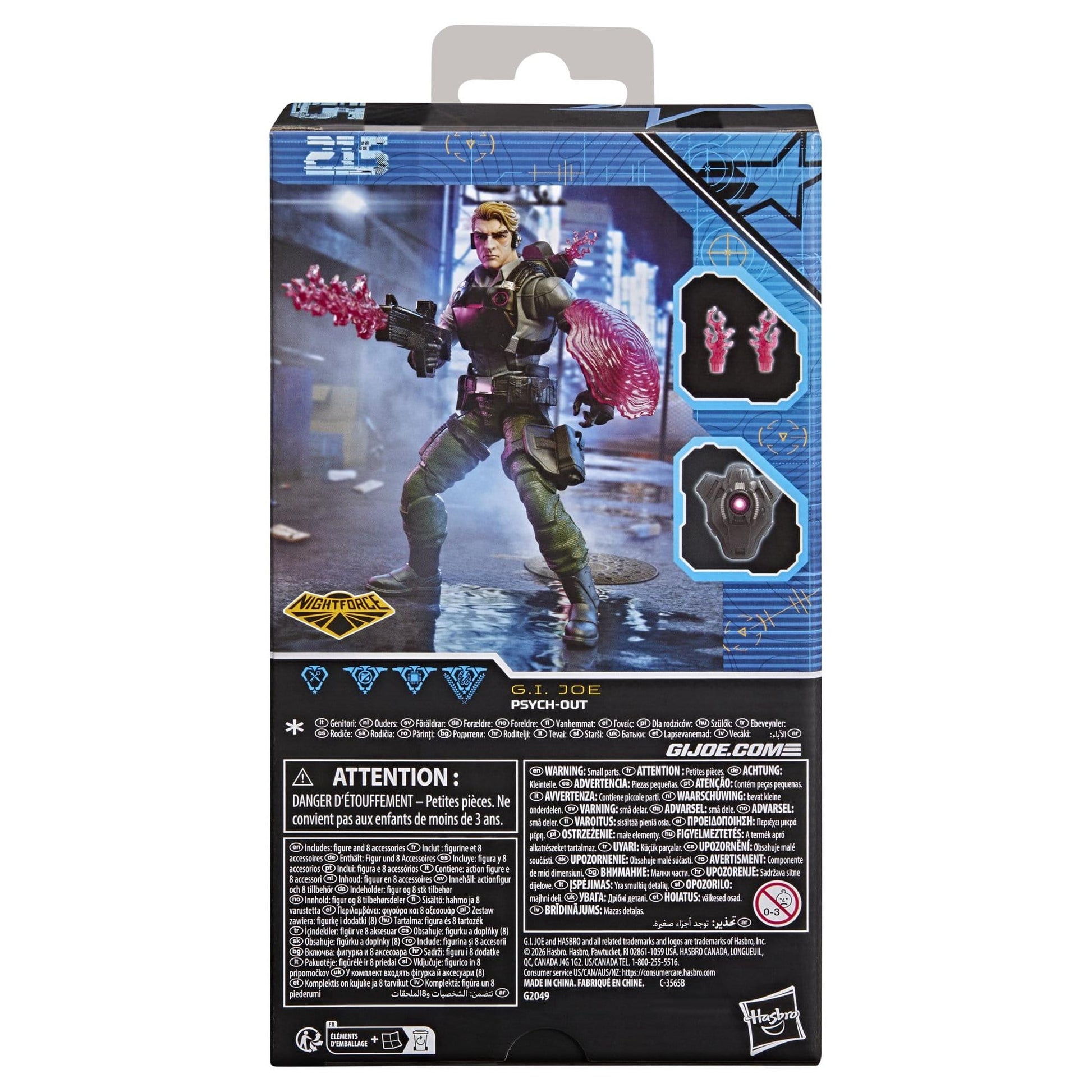 G.I. Joe Classified Series Night Force: Psych-Out Action Figure PRE-ORDER