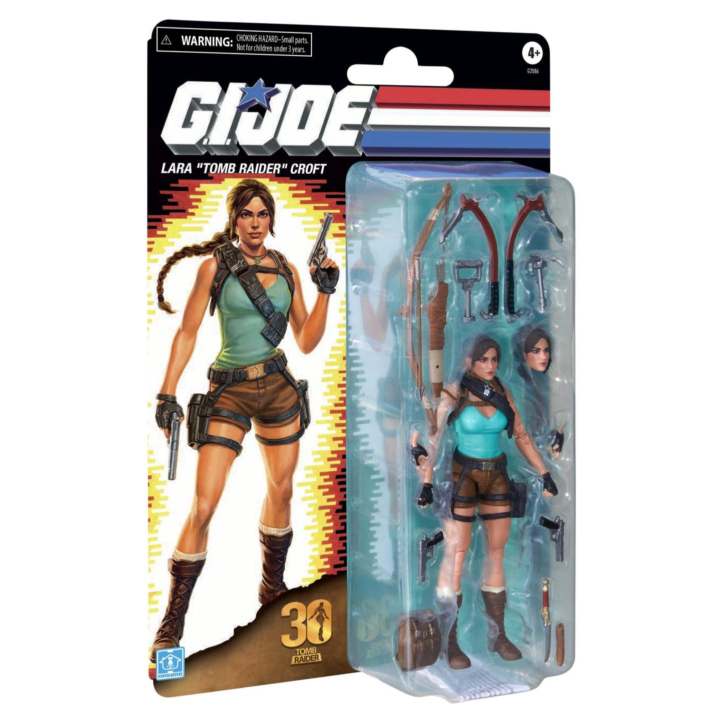G.I. Joe Classified Series Retro Cardback Lara *Tomb Raider* Croft Action Figure PRE-ORDER