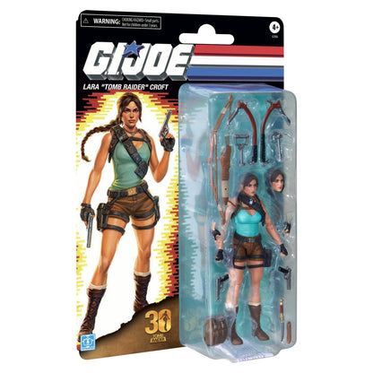 G.I. Joe Classified Series Retro Cardback Lara *Tomb Raider* Croft Action Figure PRE-ORDER