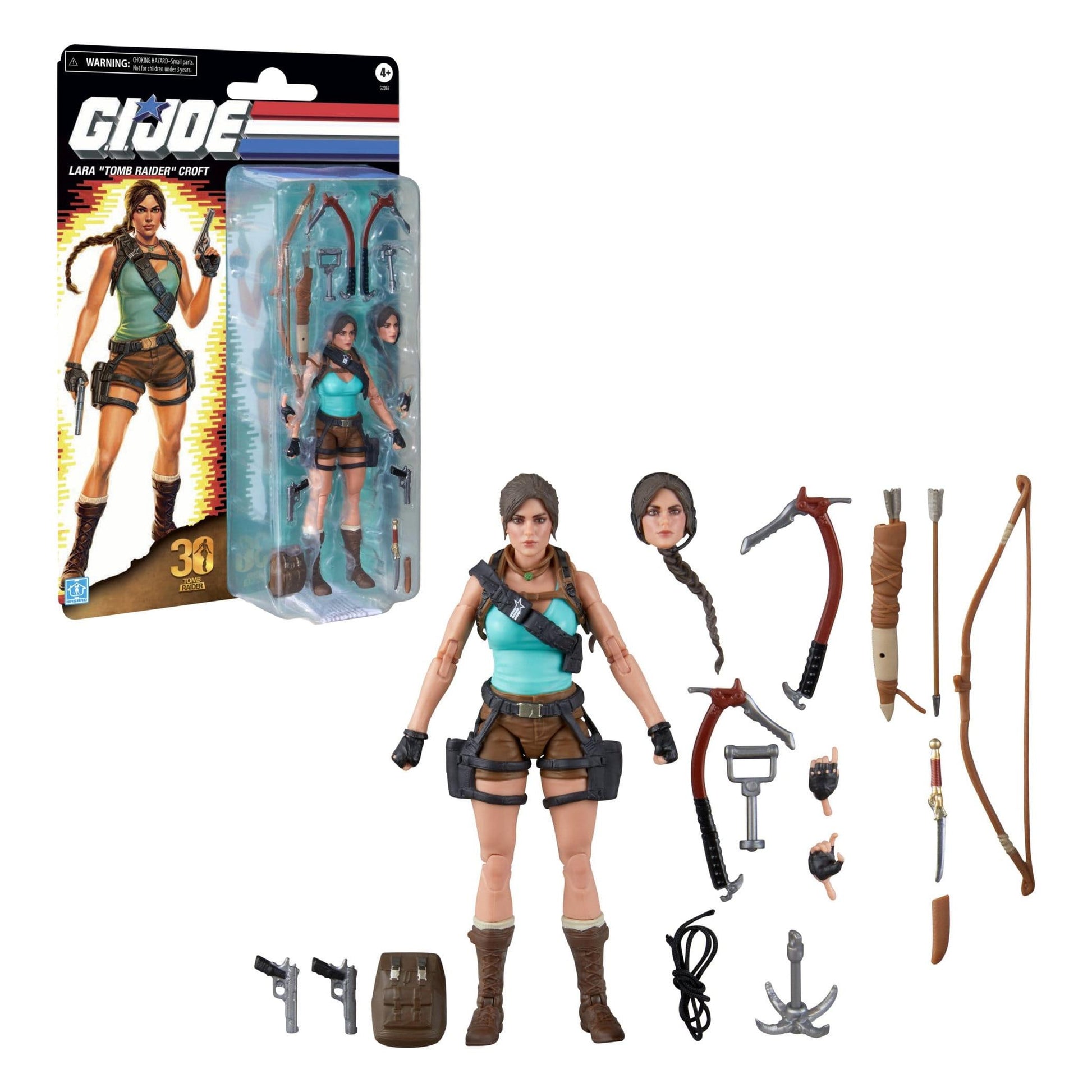 G.I. Joe Classified Series Retro Cardback Lara *Tomb Raider* Croft Action Figure PRE-ORDER
