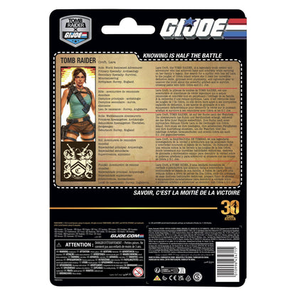G.I. Joe Classified Series Retro Cardback Lara *Tomb Raider* Croft Action Figure PRE-ORDER