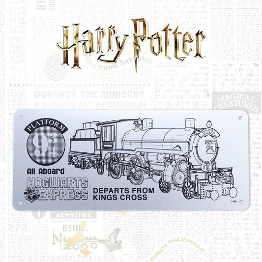 Harry Potter Limited Edition Hogwarts Express Schematic Fan-Plate Fanattik