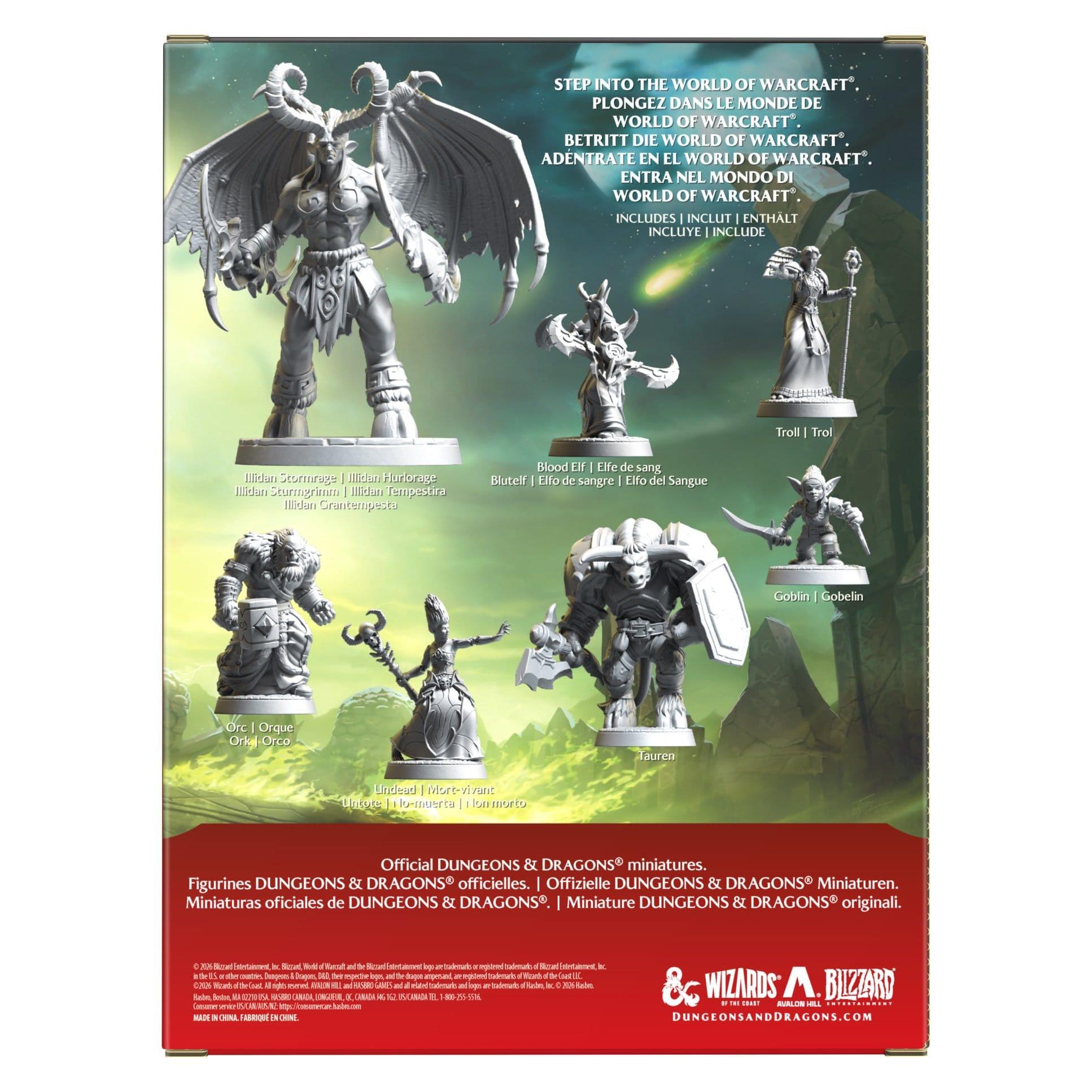 Hasbro Dungeons & Dragons x World of Warcraft Miniatures Set 1 PRE-ORDER