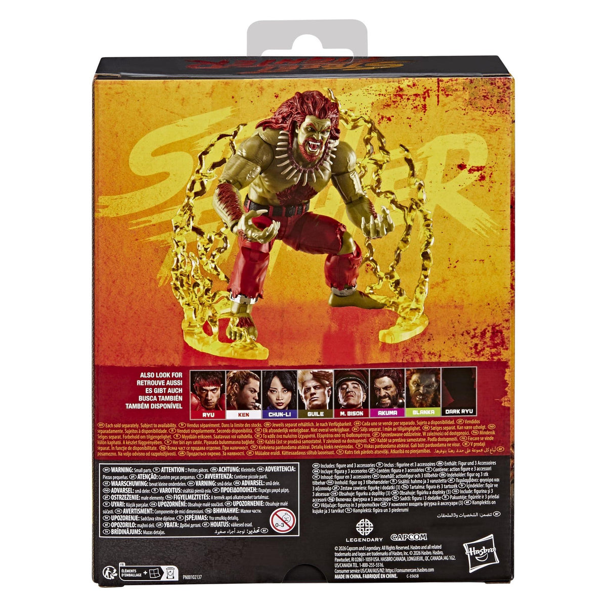 Hasbro Street Fighter (2026) Wave 2 Blanka Deluxe Action Figure PRE-ORDER