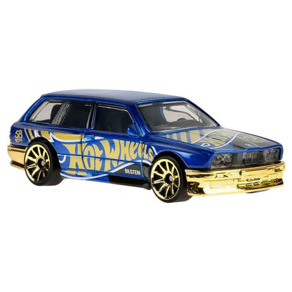 Hot Wheels Pearl and Chrome - BMW M3 Wagon (58th Anniversary) Diecast Blue Gold 1/6