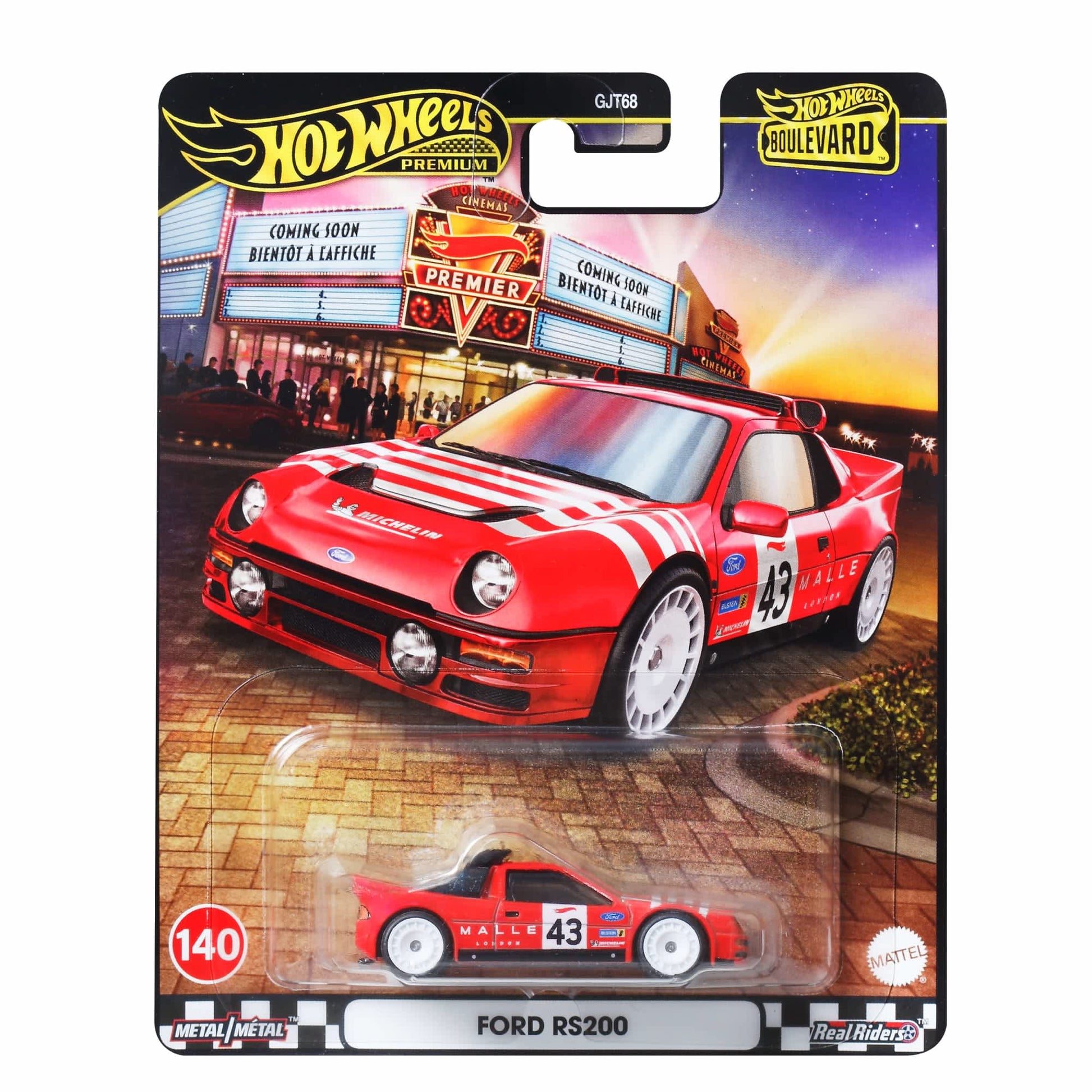 Hot Wheels Premium Car Culture Ford RS200 (Boulevard) Diecast Car