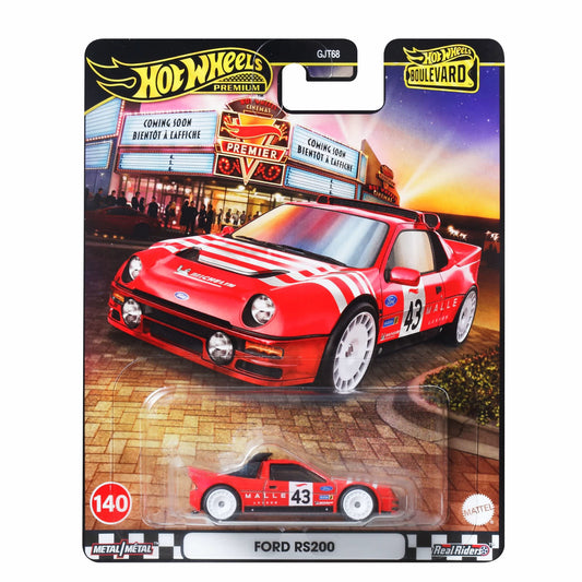 Hot Wheels Premium Car Culture Ford RS200 (Boulevard) Diecast Car