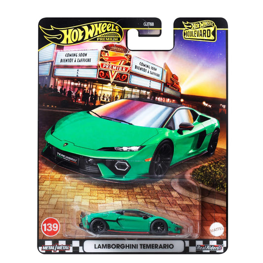 Hot Wheels Premium Car Culture Lamborghini Temerario (Boulevard) Diecast Car