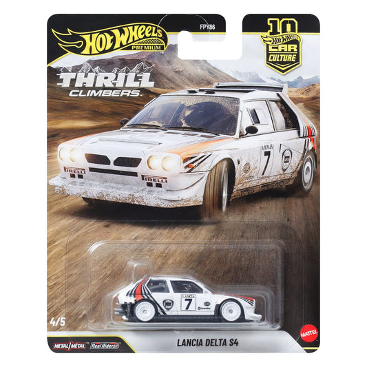 Hot Wheels Premium Car Culture Lancia Delta S4 (Thrill Climbers) Diecast Car