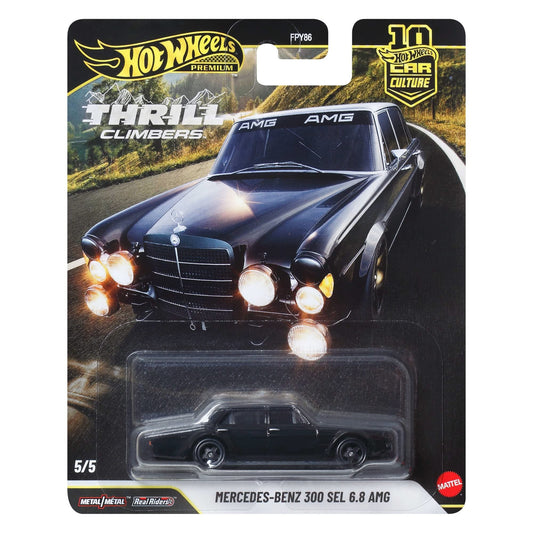 Hot Wheels Premium Car Culture Mercedes-Benz 300 SEL 6.8 AMG (Thrill Climbers) Diecast Car