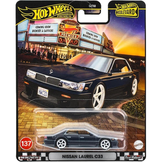 Hot Wheels Premium Car Culture Nissan Laurel C33 (Boulevard) Diecast Car