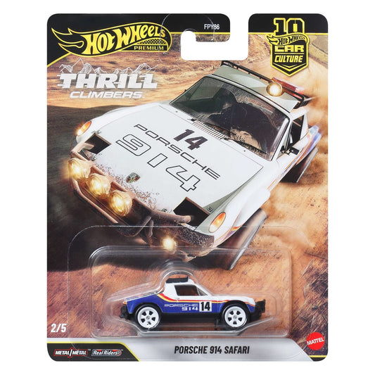 Hot Wheels Premium Car Culture Porsche 914 Safari (Thrill Climbers) Diecast Car