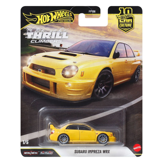 Hot Wheels Premium Car Culture Subaru Impreza WRX (Thrill Climbers) Diecast Car